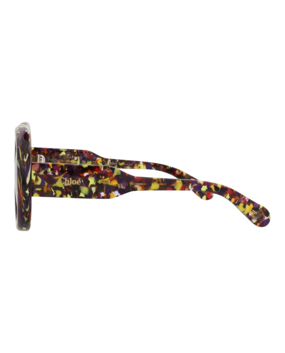 Chloé Square-Frame Recycled Acetate Sunglasses