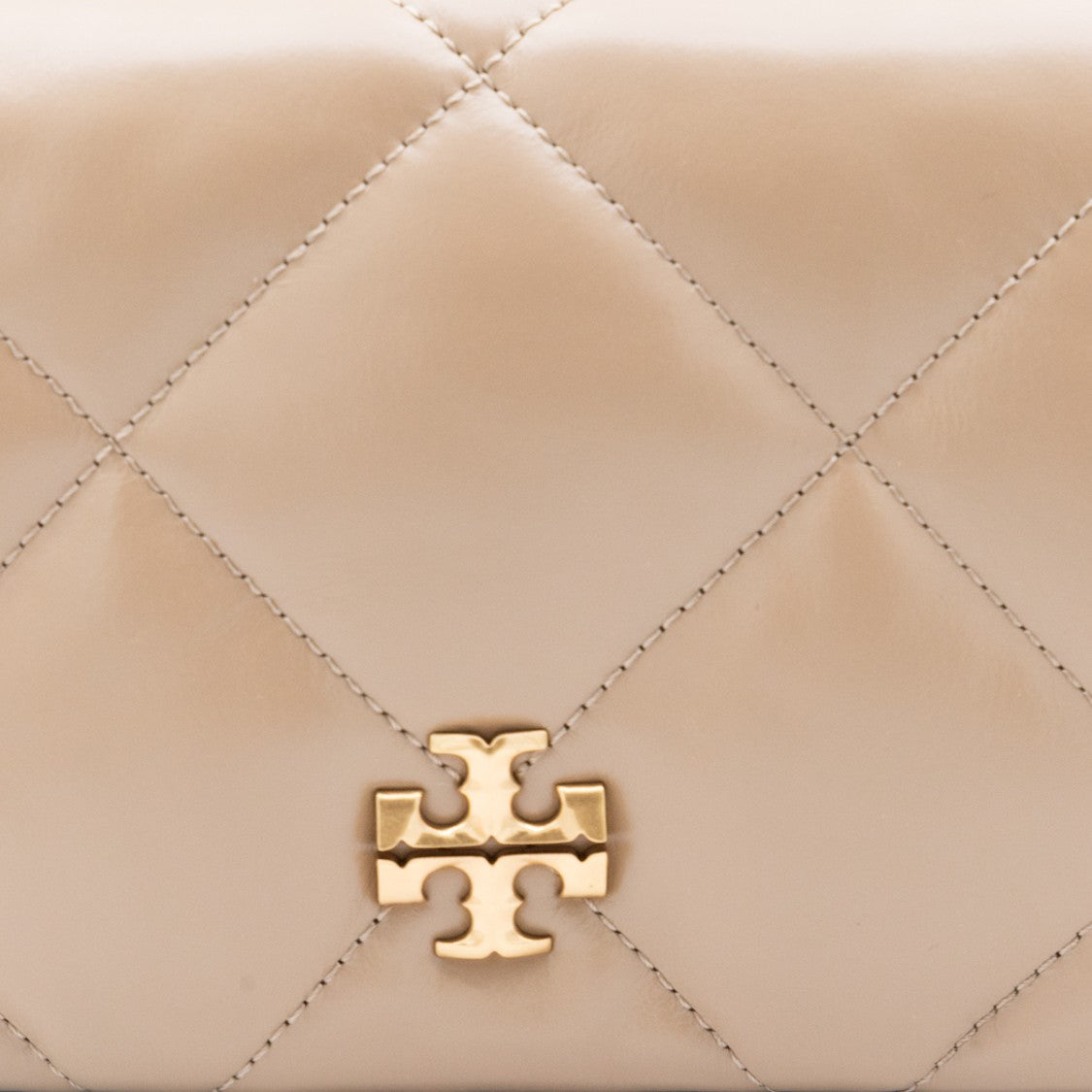 Tory Burch Light Stone Leather Shoulder Bag