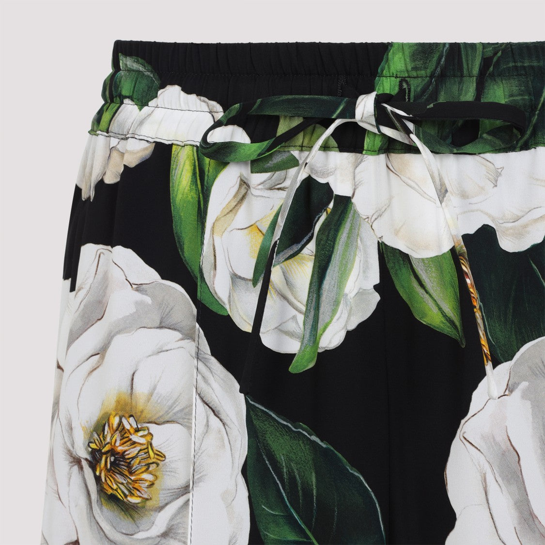 Dolce & Gabbana Wide-Leg Floral Print Pants
