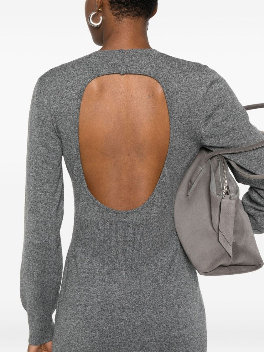 Givenchy Dress In Cashmere With Open Back