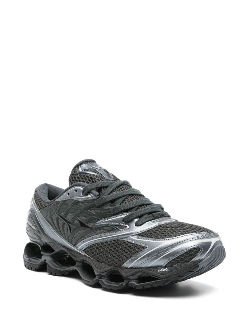 Mizuno Futuristic Black Mesh Sneakers