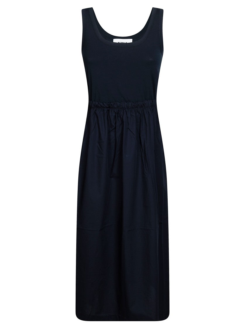 Alpha Studio Sleeveless Stretch Poplin Dress