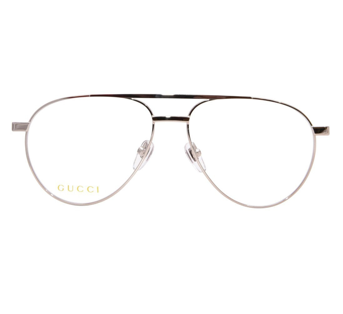 Gucci Eyeglasses Gg1679o 001 Silver Silver Transpa 56/15/145