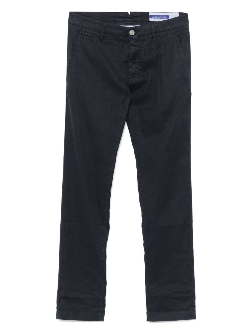 Jacob Cohen Classic Denim Jeans With Button And Zip Closure