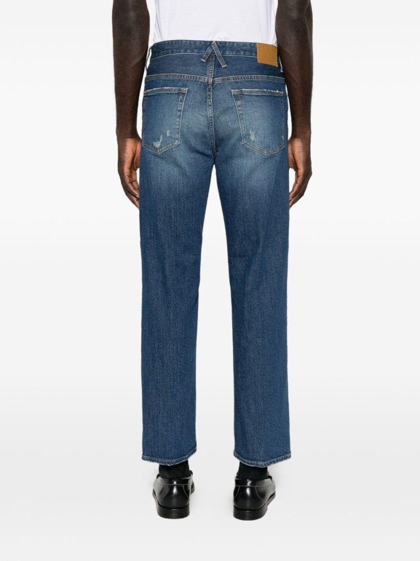 Cycle Subtle Fade Straight-Leg Jeans