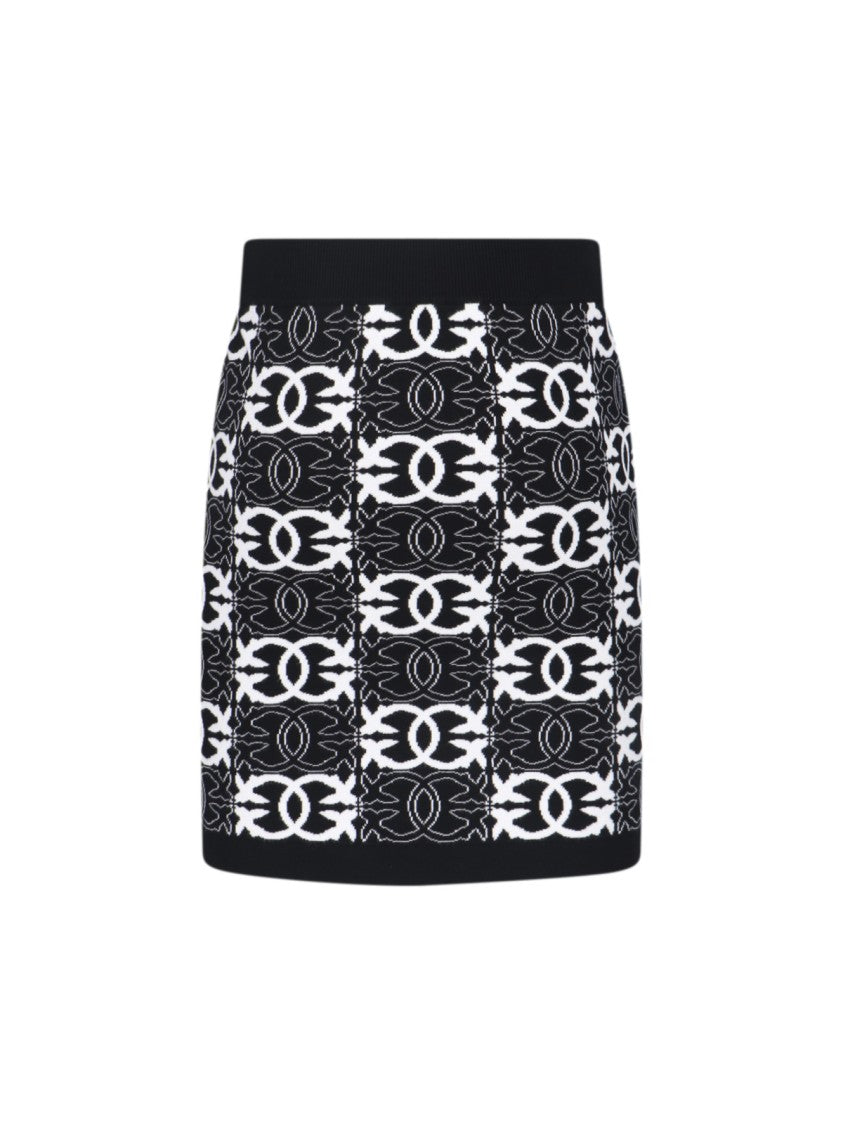 Pinko Midi Skirt – Black