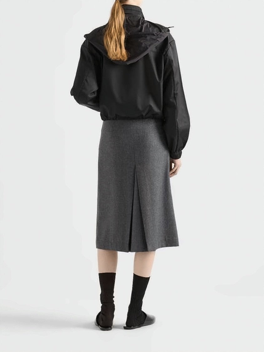 Prada Cropped Jacket With High Collar