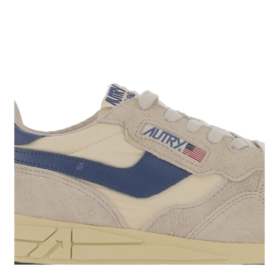 Autry Reelwind Low Nylon And Suede Sneakers