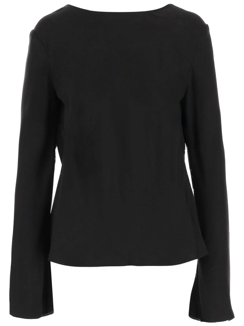 By Malene Birger Laura Shirt In Cupro And Viscose