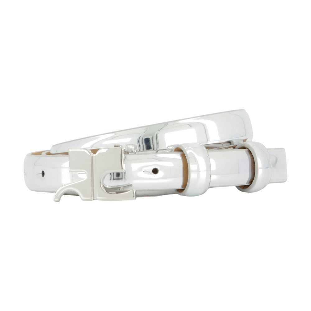 Courrèges Ac Mirror Belt - Leather - Silver