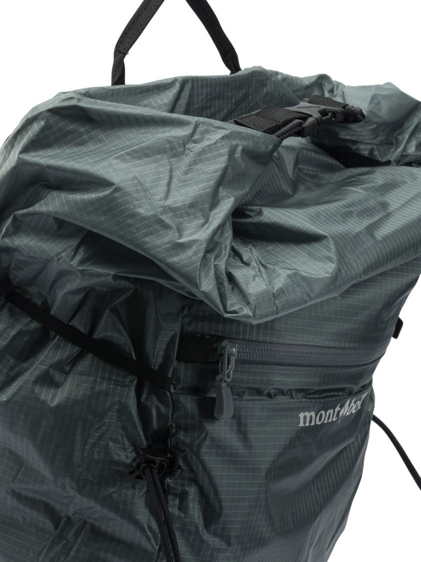 Montbell Lightweight Roll-Top Backpack With Versatile Pockets