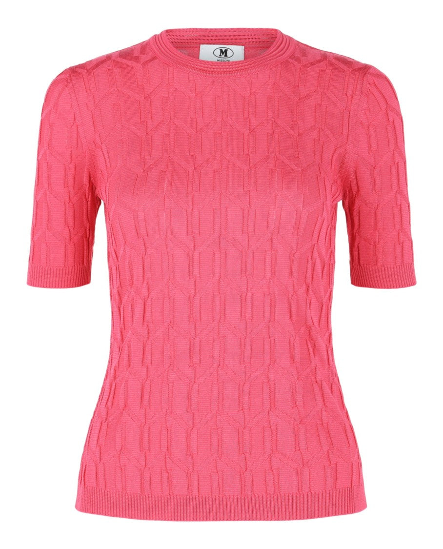M Missoni Cable-Knit Pattern Sweater
