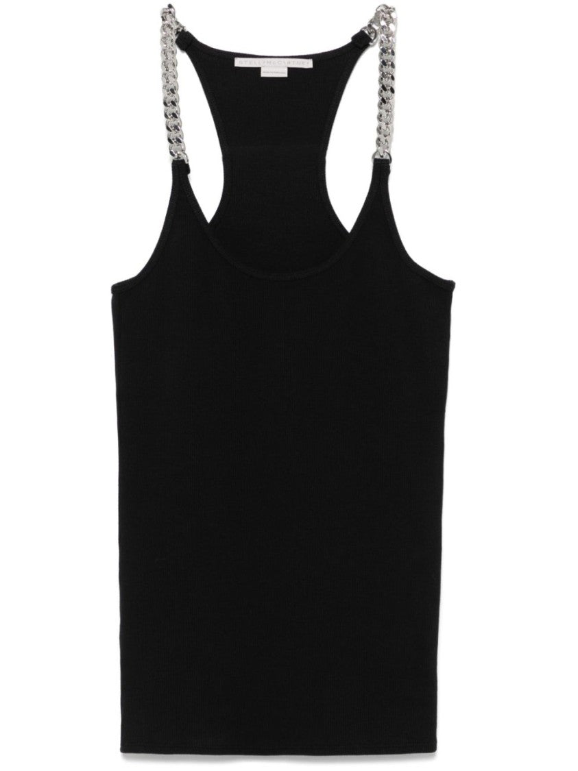 Stella Mccartney Sleeveless Top With Chain-Link Detailing