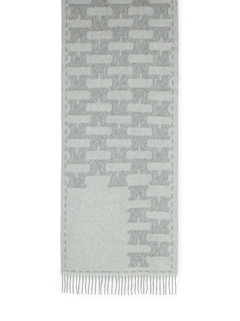 Max Mara Grey Cashmere Scarf