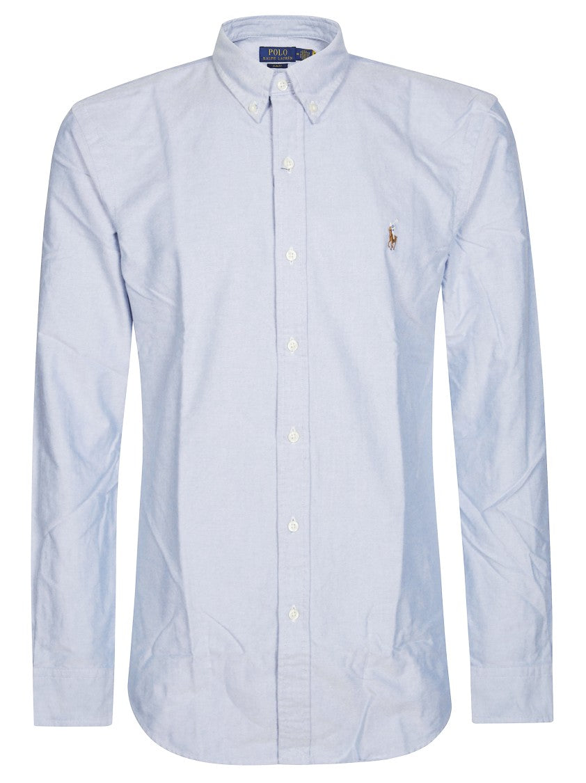 Polo Ralph Lauren Structured Button-Down Shirt With Curved Hem