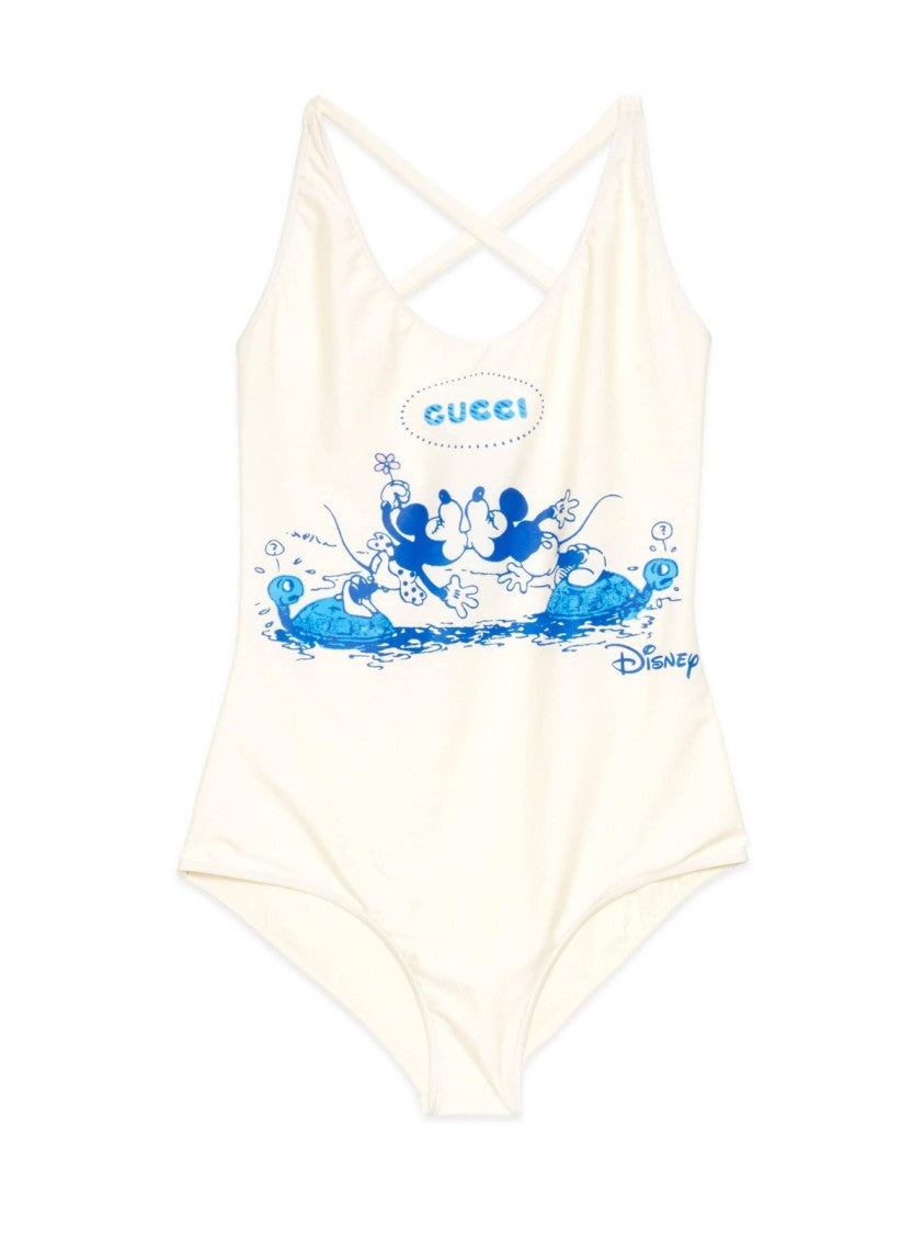 Gucci Gucci X Disney Logo One Piece Swimsuit