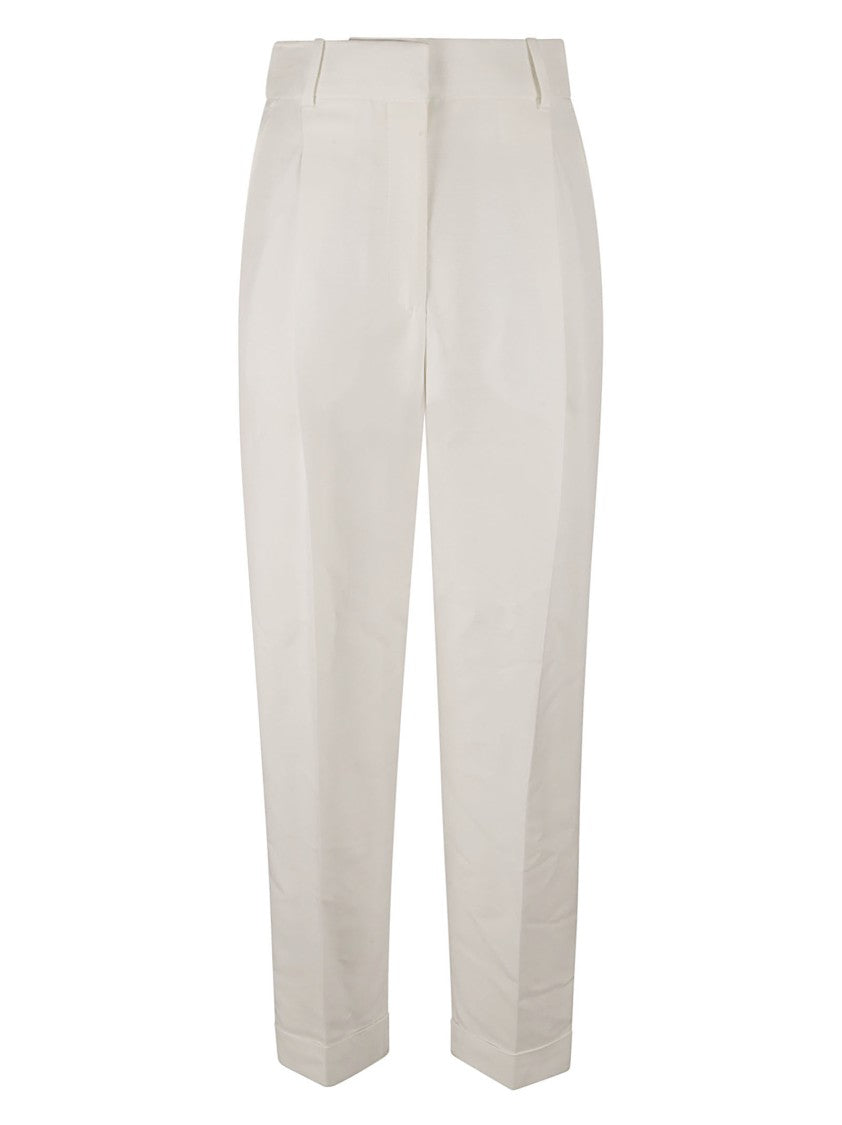 Alexander Mcqueen Tailored High-Waist Trousers With Silhouette