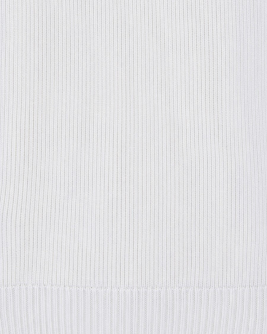 C.P. Company Gauze White Chenille Cotton Sweatshirt