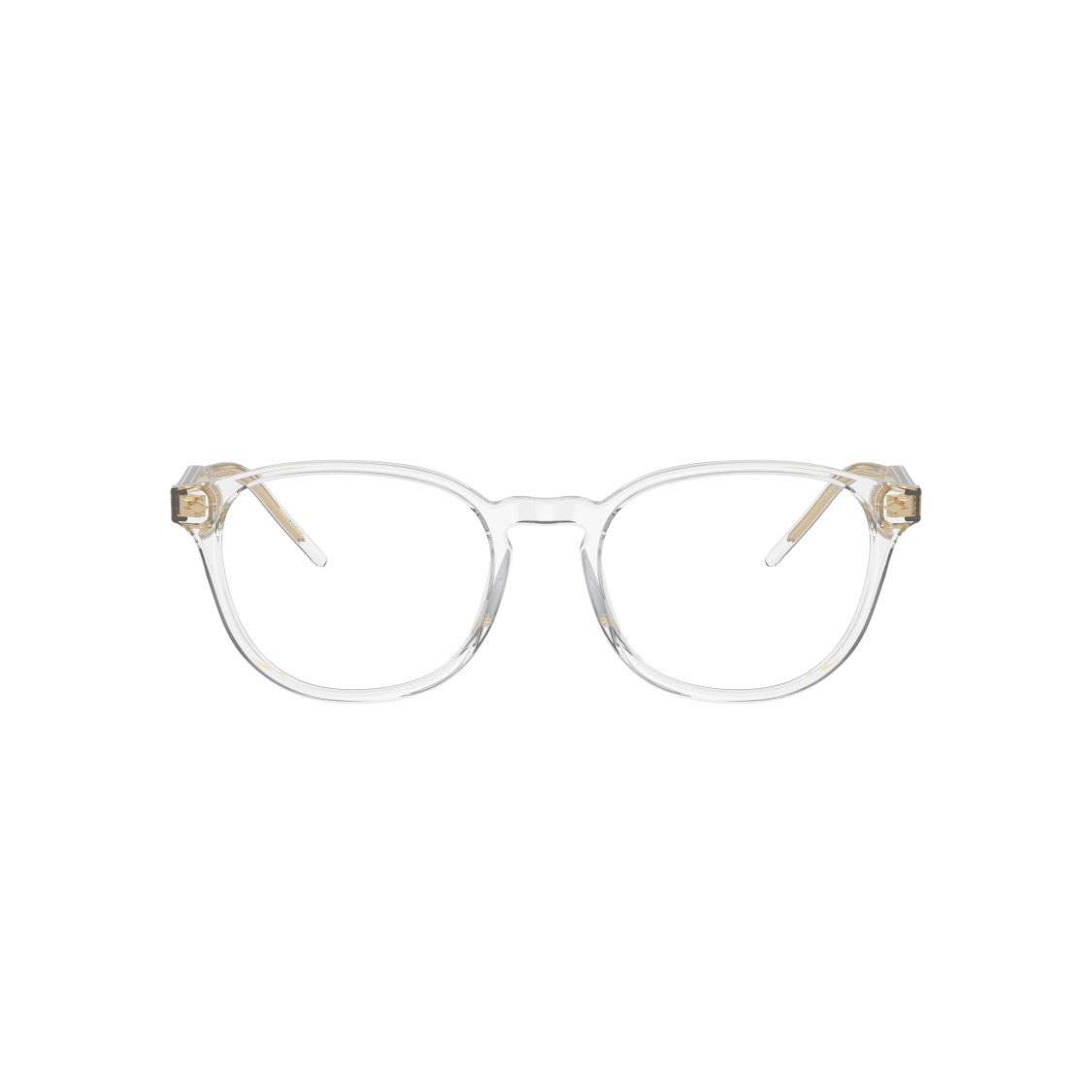 Giorgio Armani 0Ar7259 Transparent Acetate Eyeglasses With Gold-Toned Temples