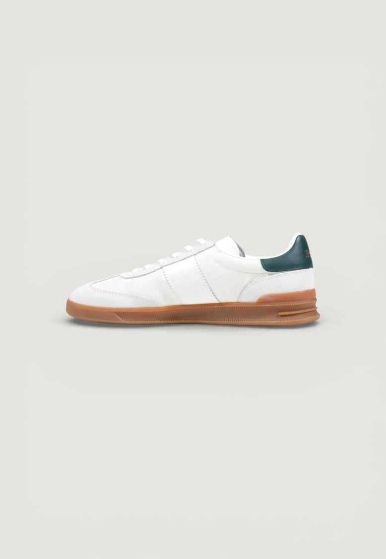 Polo Ralph Lauren Low-Top Sneakers With Dark Green Accents