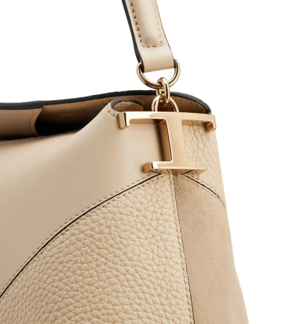 Tod's Structured Patchwork Handbag