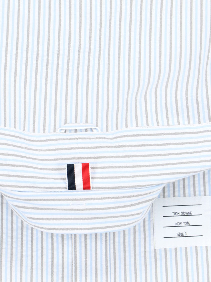 Thom Browne Striped Shirt – Blue & Grey