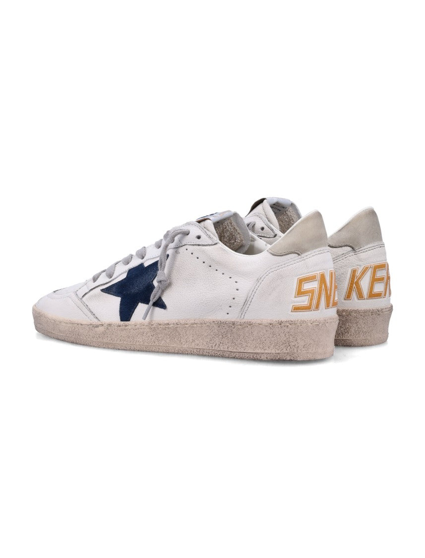 Golden Goose White Ball Star Leather Sneakers