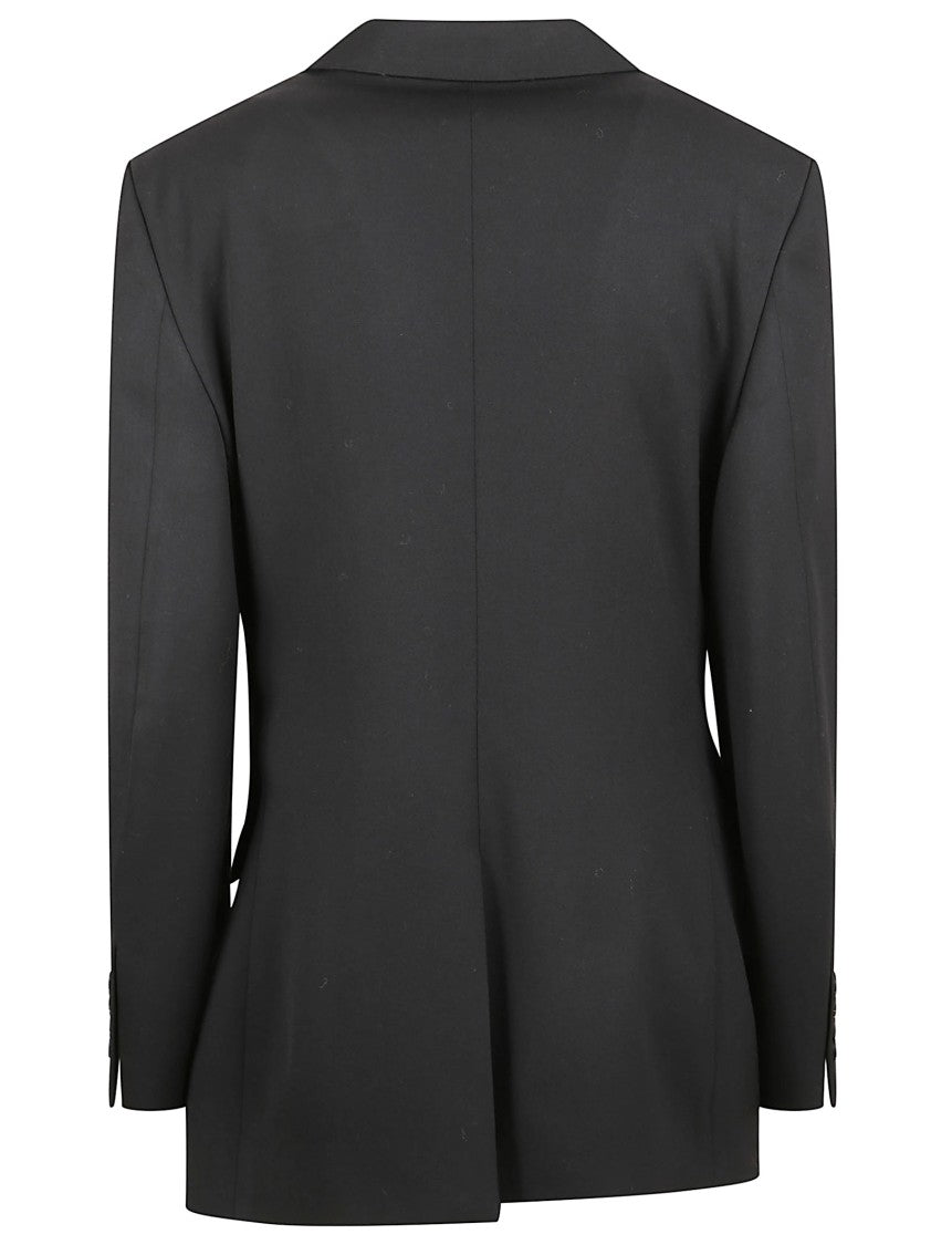Balenciaga Tailored Wool Blazer With Classic Lapels And Elegant Details