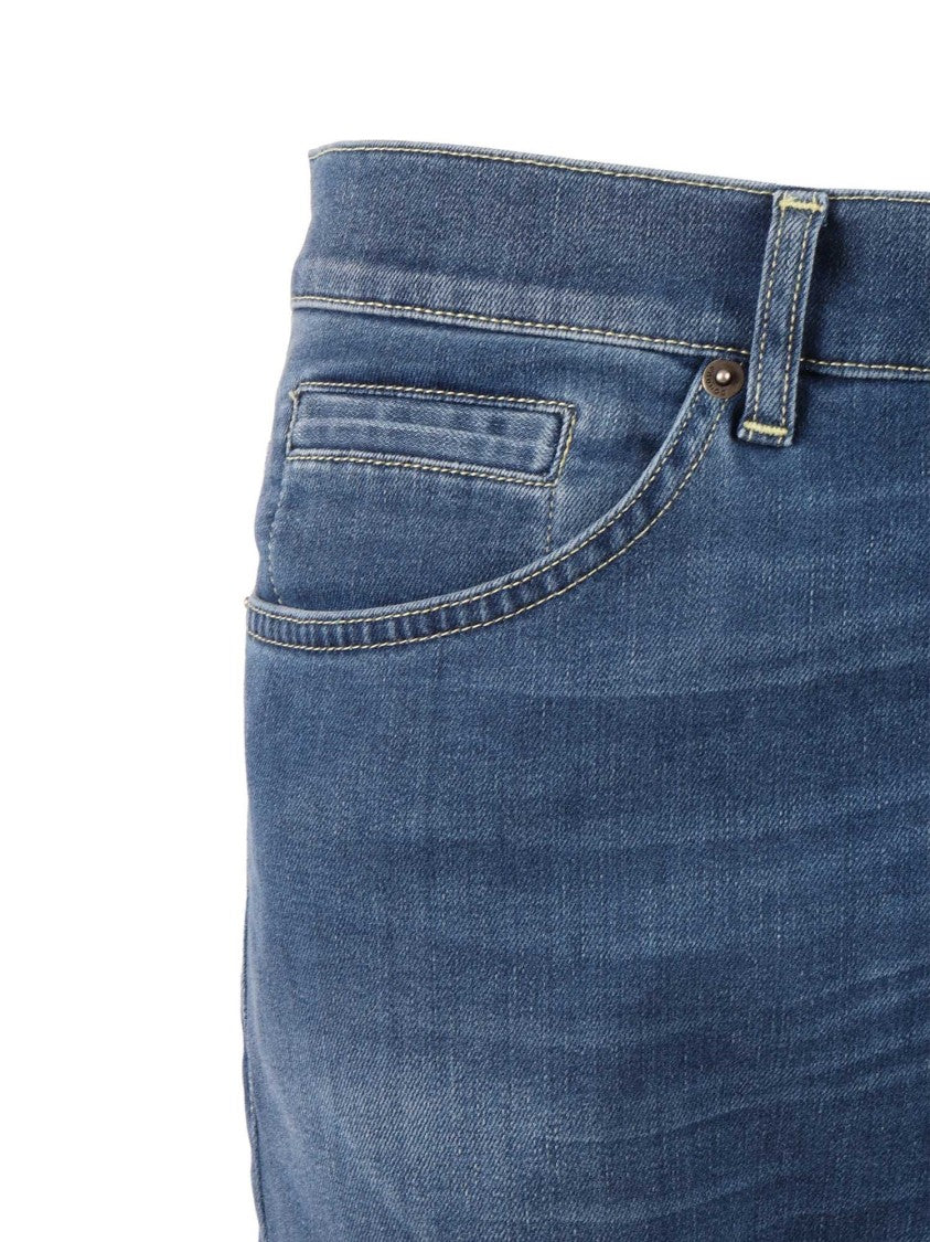 Dondup Blue George Cotton Casual Trousers