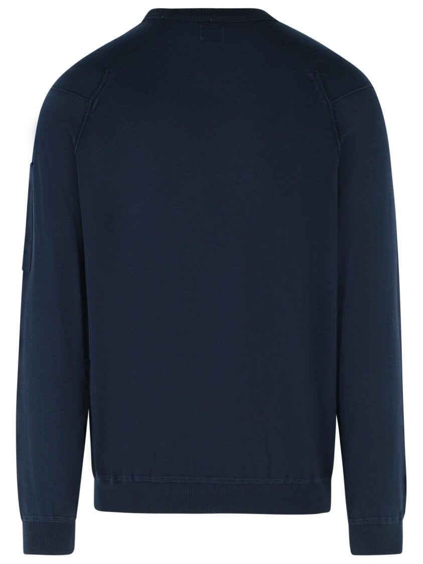 C.P. Company Blue Cotton Sweater