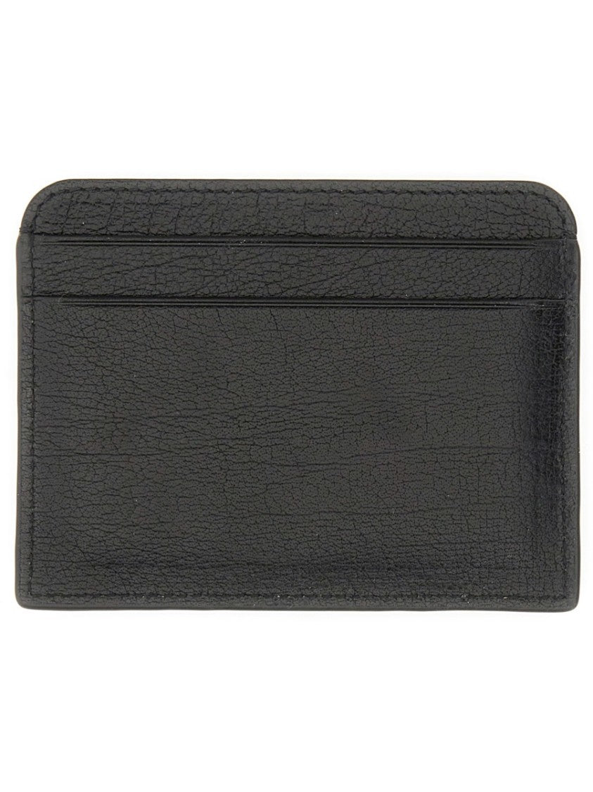 Chloé Black Iconic Compact Leather Card Holder