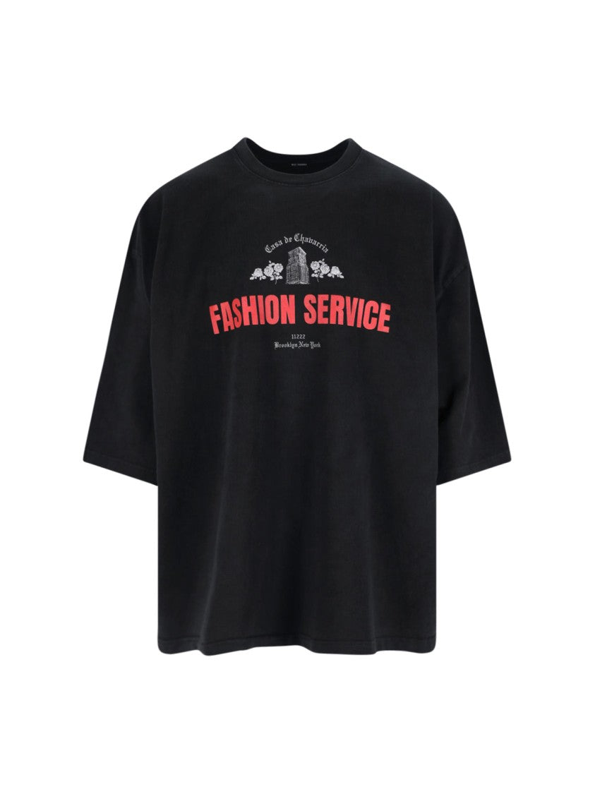 Willy Chavarria Casa De Chivarria T-Shirt – Black