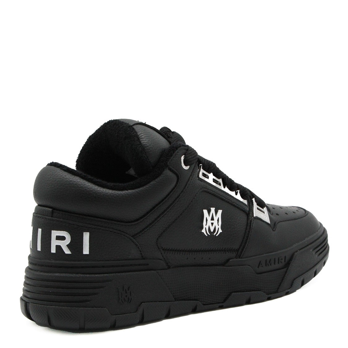 Amiri Black Leather Big Laces Sneakers
