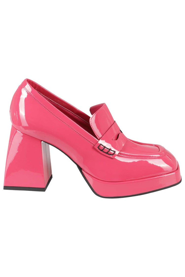 Giampaolo Viozzi Glossy Pink Leather Pumps