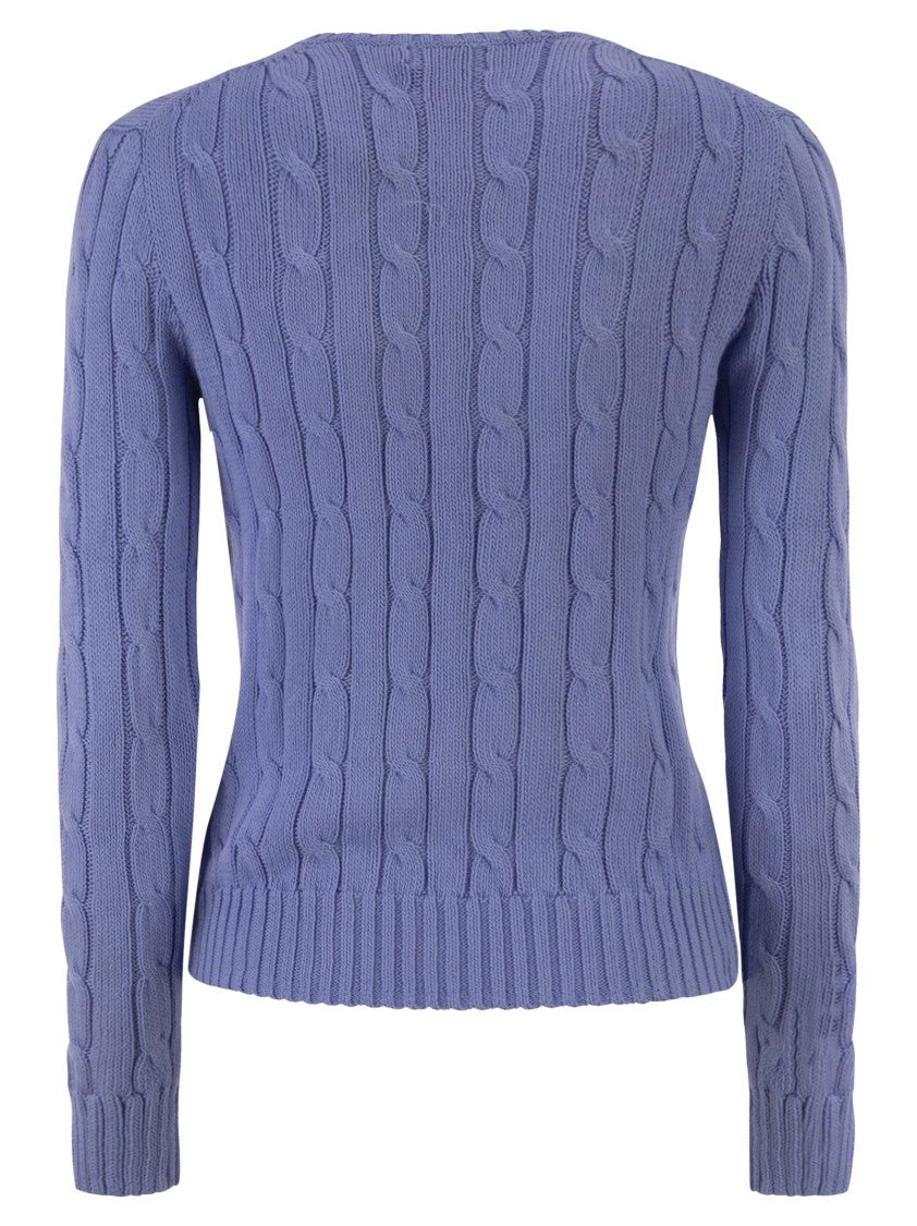 Polo Ralph Lauren Cotton Cable Knit Crew Neck Jumper