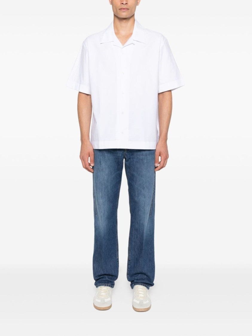 Givenchy Straight-Leg Denim Jeans With Faded Blue Wash And Embroidered Branding