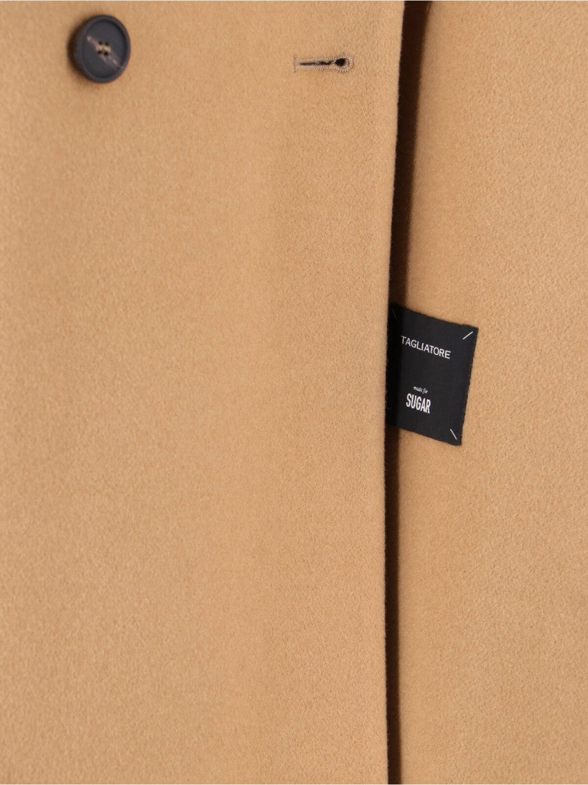 Tagliatore Jole Coat Midi Cashmere – Brown