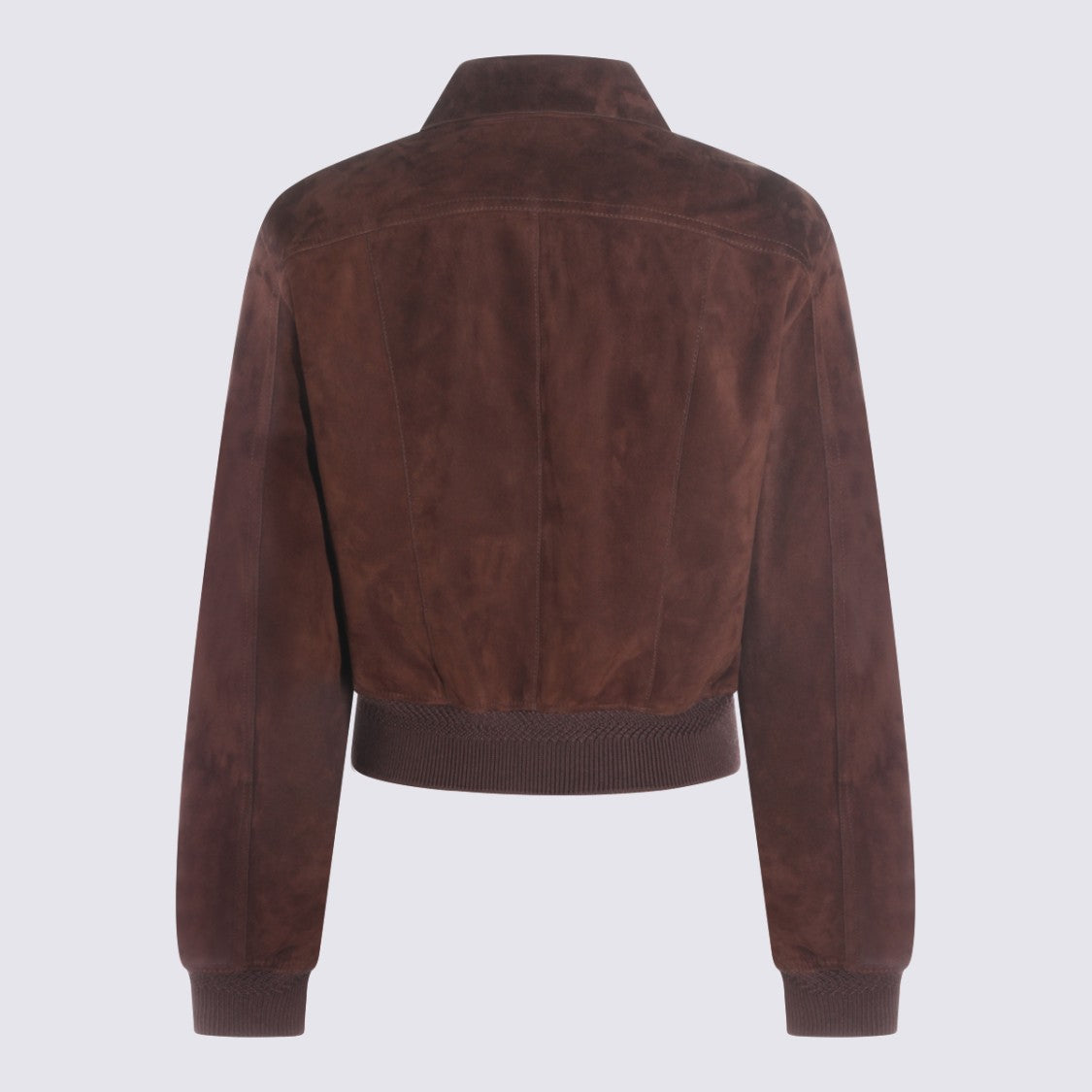 Tom Ford Brown Suede Cropped Jacket