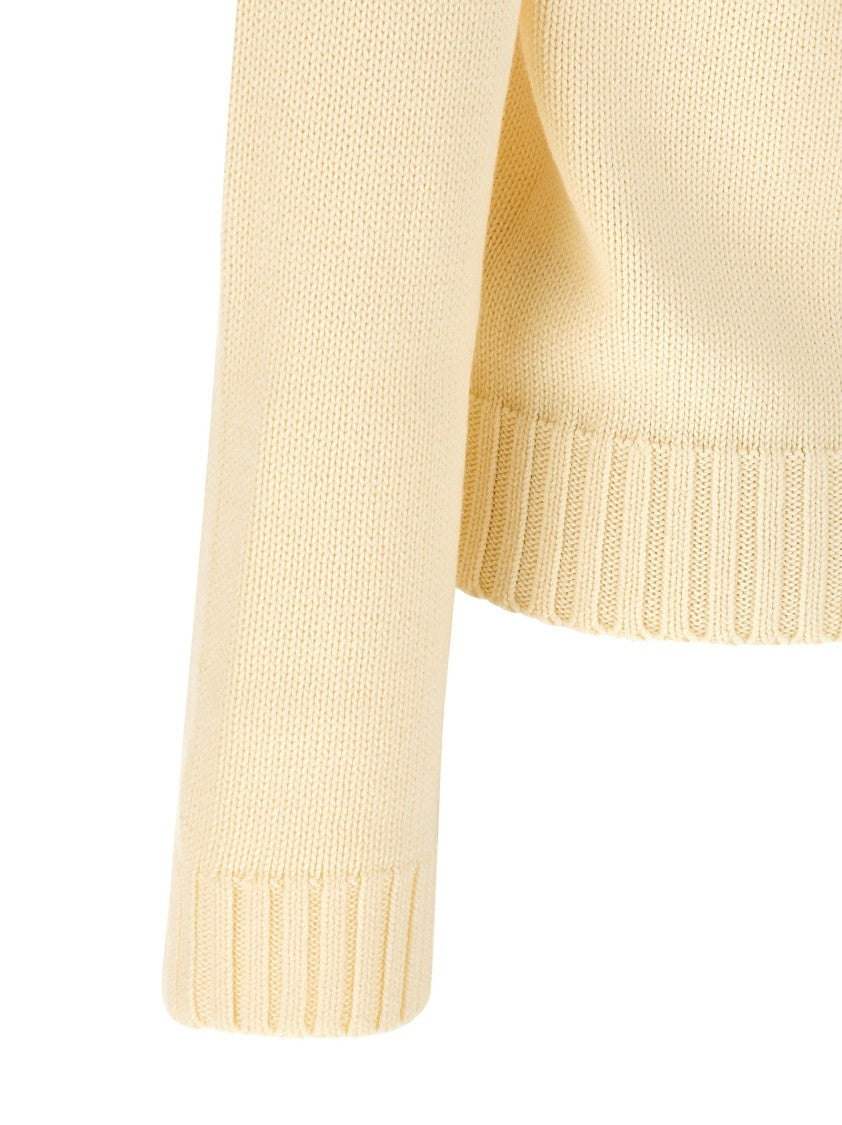 Polo Ralph Lauren Knit Cotton Sweater With Intarsia Flag Design