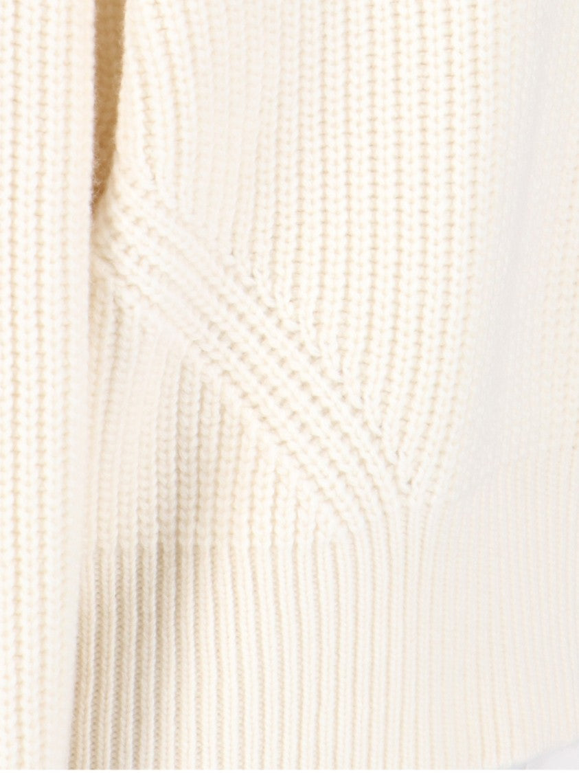 Sa Su Phi High-Neck Ribbed Knit Sweater