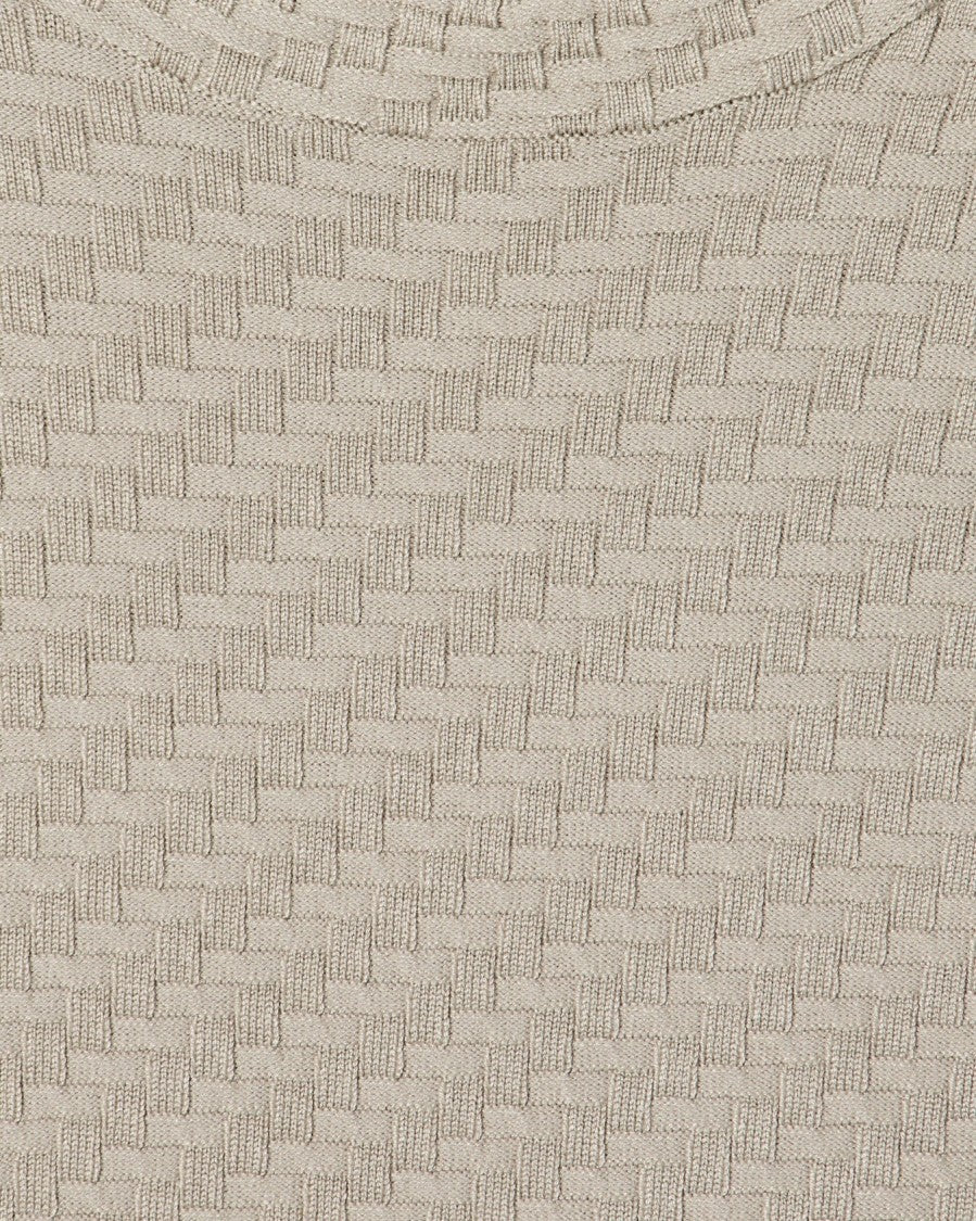 Emporio Armani Textured Knit T-Shirt