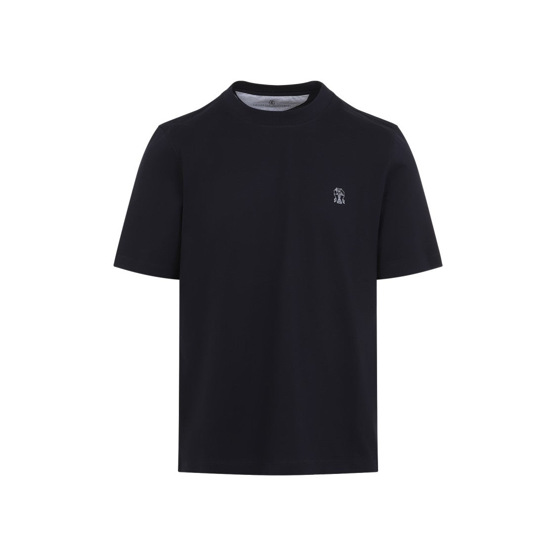 Brunello Cucinelli Navy Cotton T-Shirt