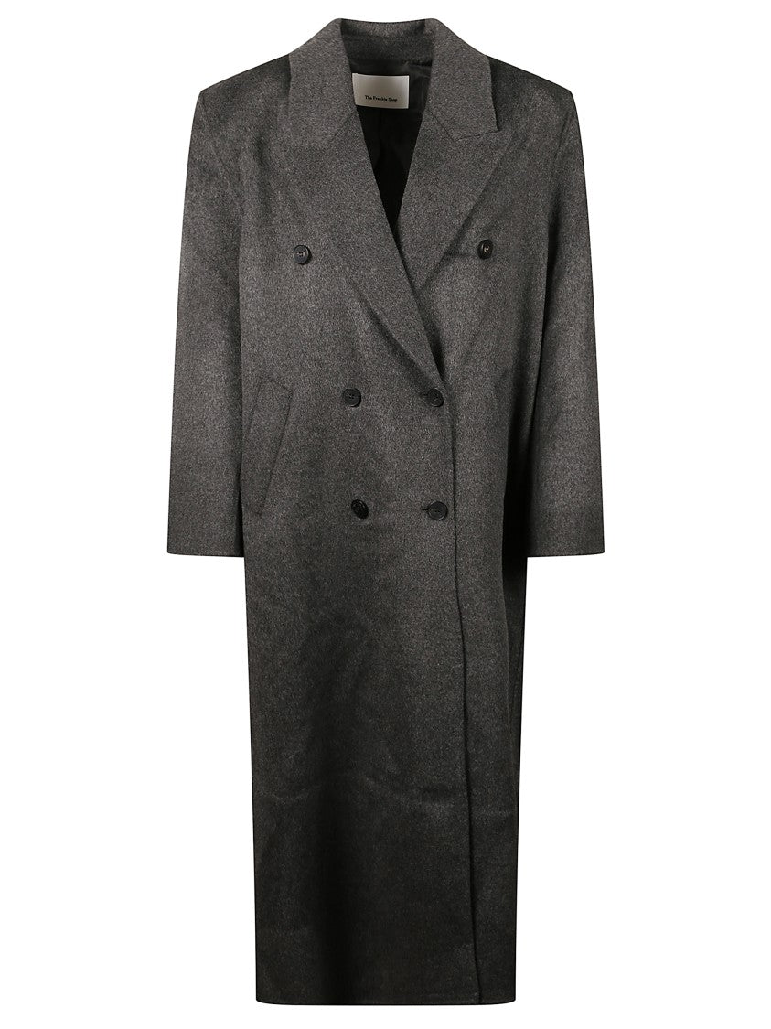 The Frankie Shop Gaia Double-Breasted Coat