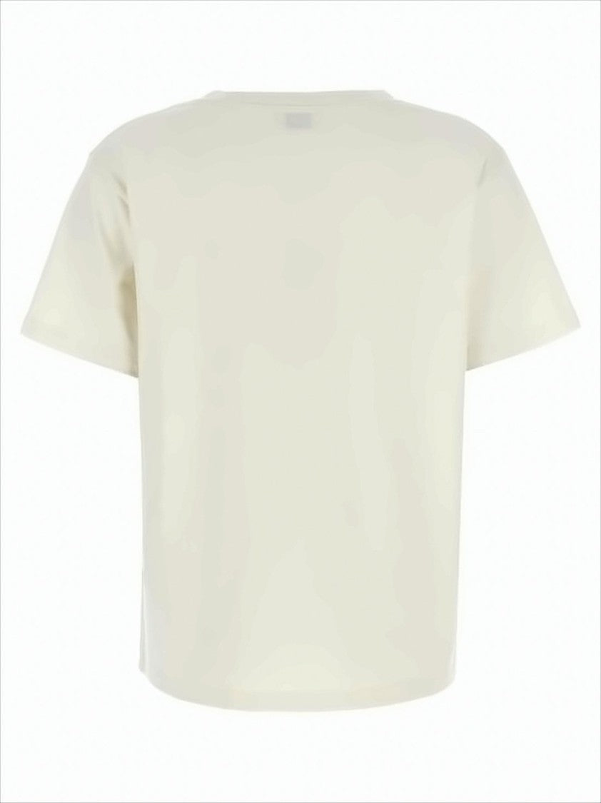 Saint Laurent Boxy Short-Sleeve T-Shirt With Classic Round Neckline