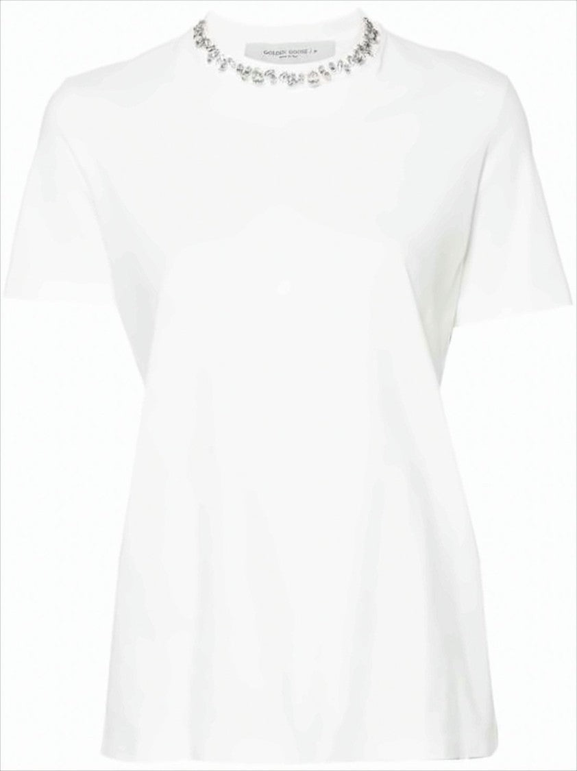 Golden Goose Short-Sleeved T-Shirt With Sparkling Embellishments
