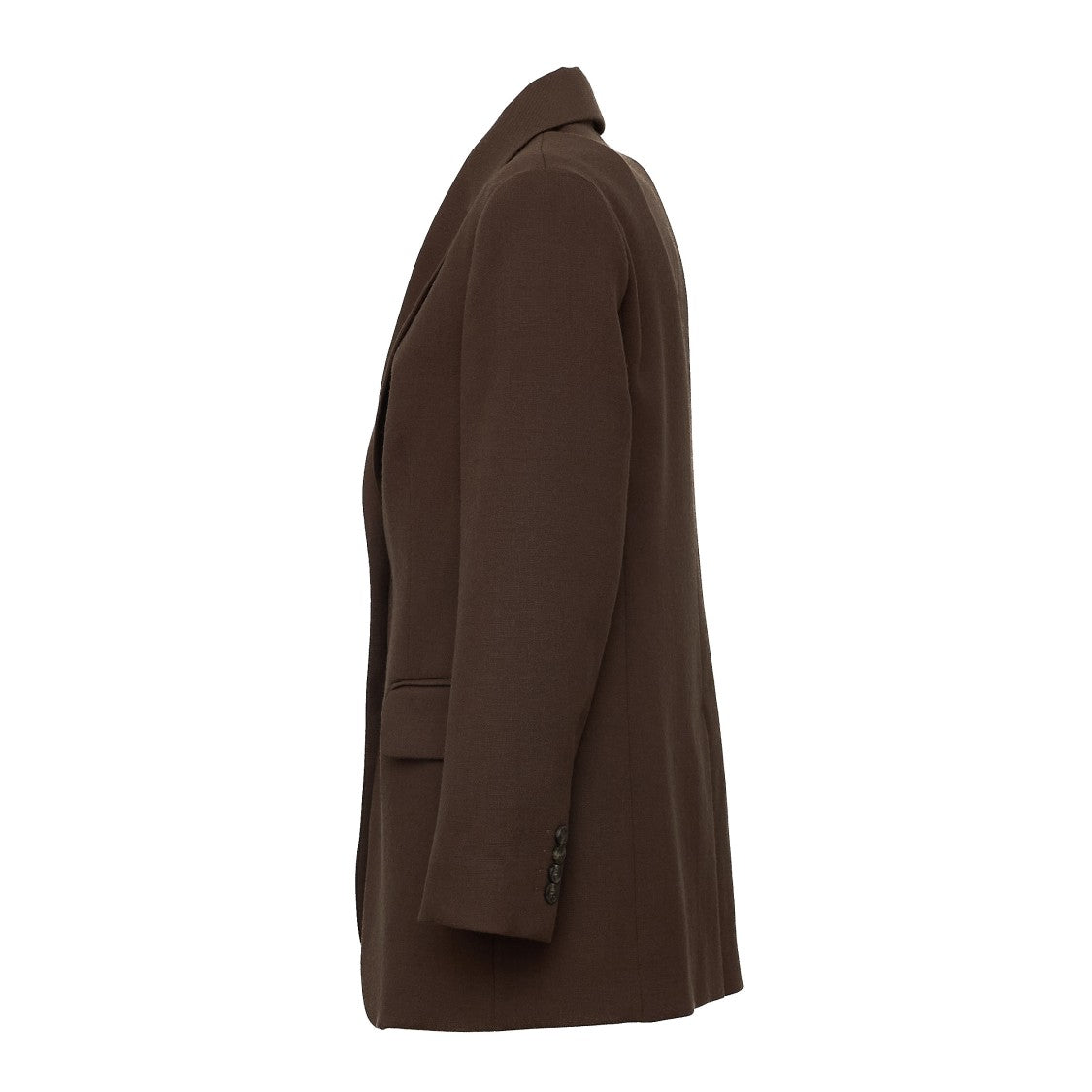 Max Mara Asta Single-Button Natural Stretch Wool Blazer