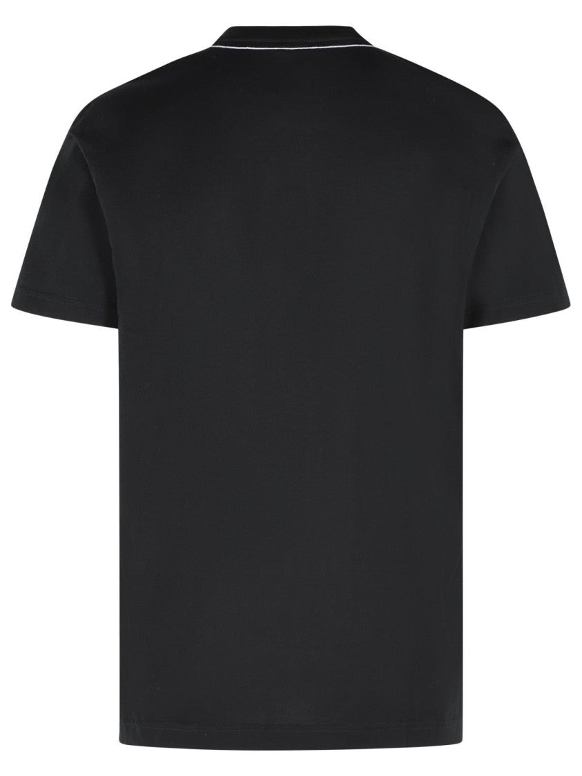 Dolce & Gabbana Black Cotton T-Shirt