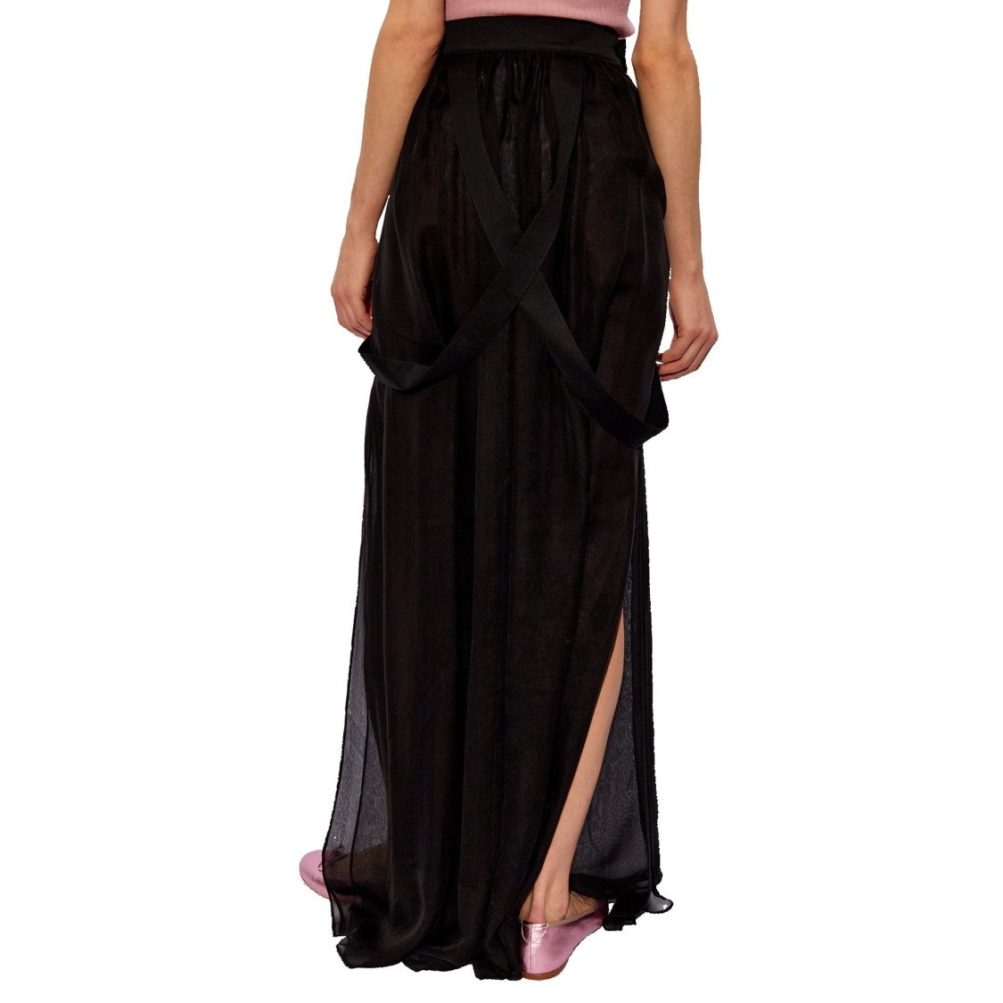Max Mara Sfilata Jedy Skirt With Semi-Sheer Design