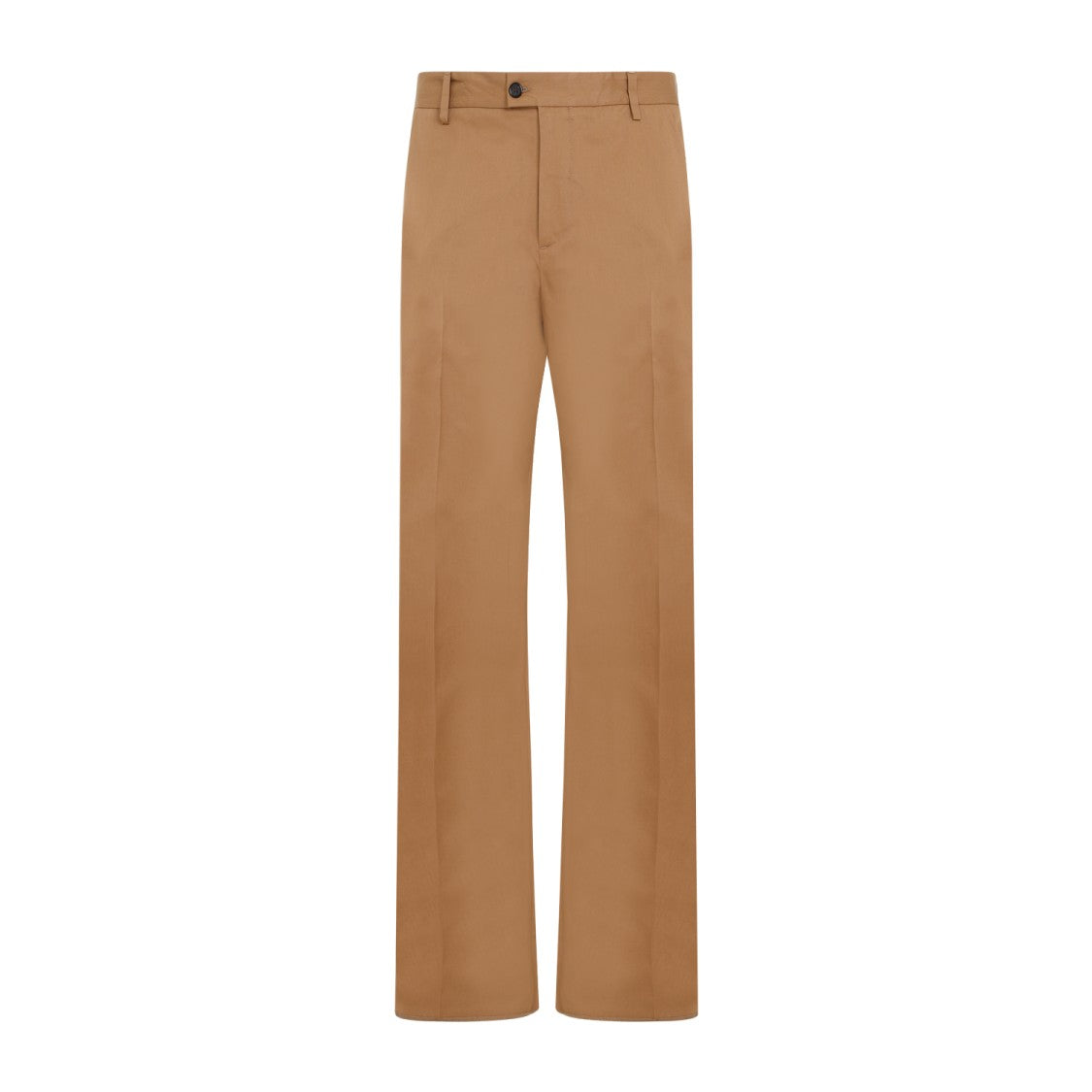 Alexander Mcqueen Camera Strap Chino Camel Cotton Pants