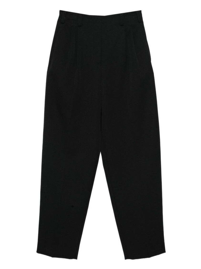 Givenchy High Waist Wide-Leg Trousers With Zipper Detail